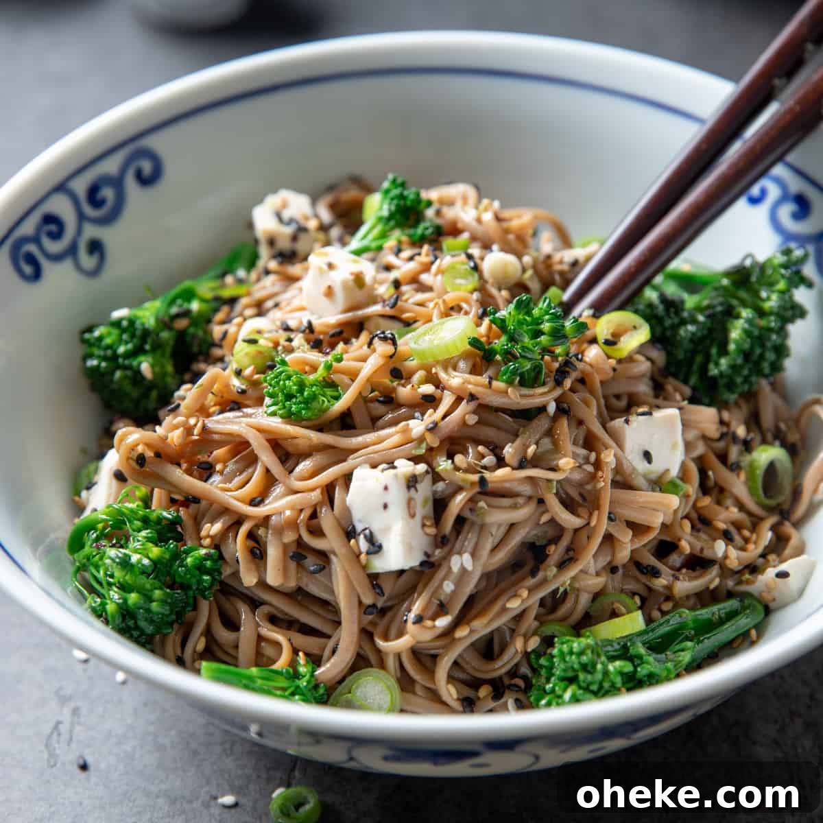 Quick Ginger & Sesame Soba Noodles (GF & VG)