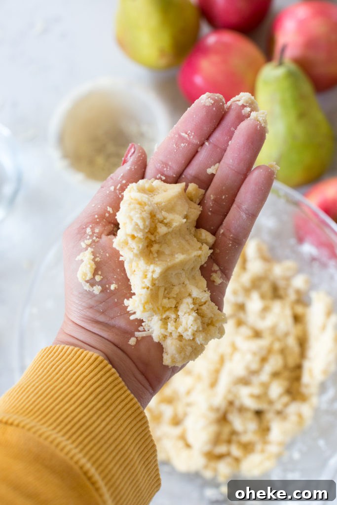 pie dough squeeze test