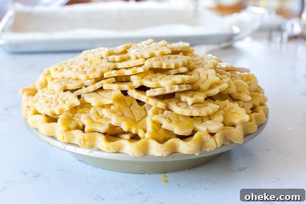 Apple Pear Gruyere Pie - pre-baked