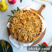 Apple Pear Gruyere Pie by Baking The Goods