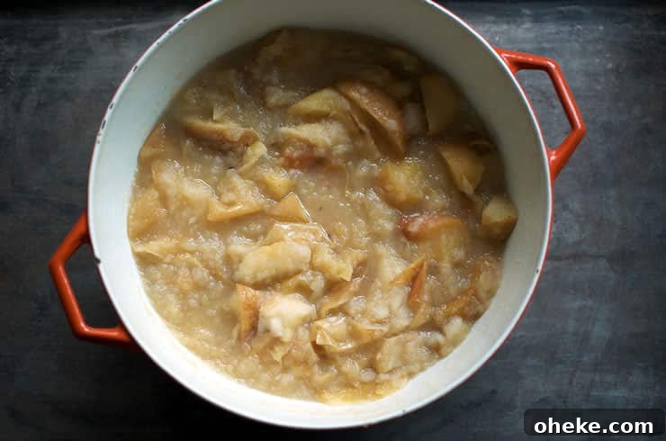 Pumpkin-Pie Spiced Applesauce Recipe for Fall Flavor 5 Cooked Apples for Pumpkin Pie Spiced Applesauce