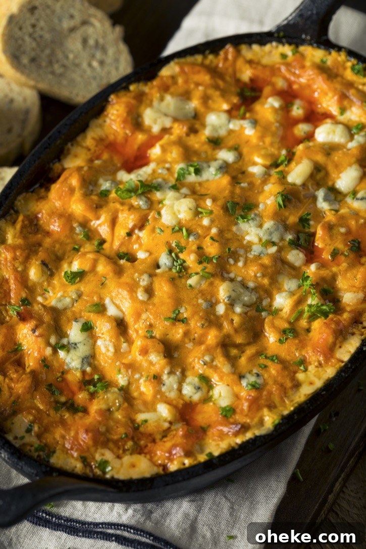 Ultimate Buffalo Chicken Dip Recipe That Everyone Will Love 3 Easy Buffalo Chicken Dip Recipe -- The BEST party appetizer dip idea, ever!