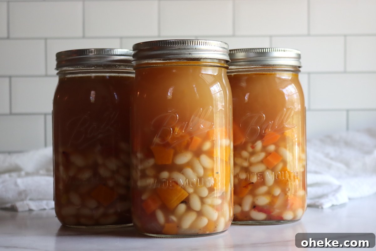 How to Can Butternut Squash and White Bean Soup Safely 4 White Bean Butternut Soup
