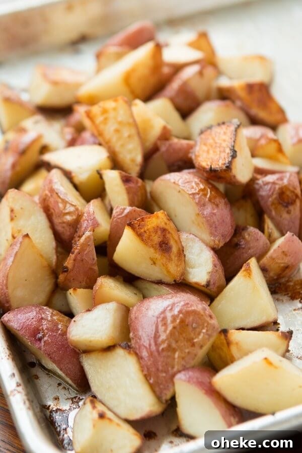 Smoked Gruyère Scalloped Potatoes with Sautéed Leeks 4 Our favorite honey roasted potatoes ohsweetbasil.com