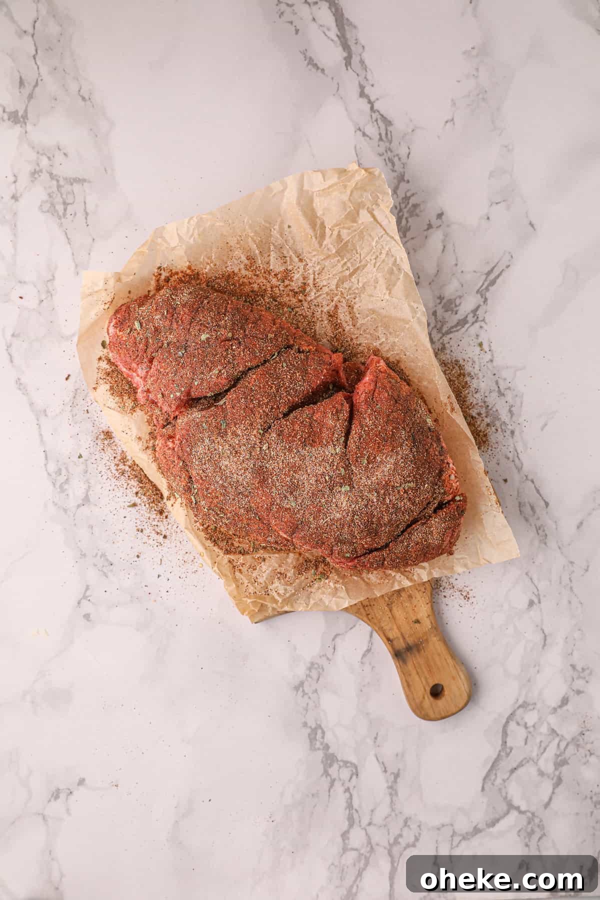 Adding Rub Seasoning to Smoked Pork Carnitas