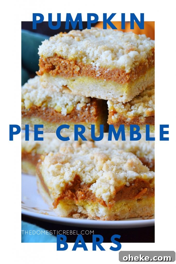 Pumpkin Pie Crumble Bars Recipe — Fall Dessert Bars 9 pumpkin pie crumble bars photo collage