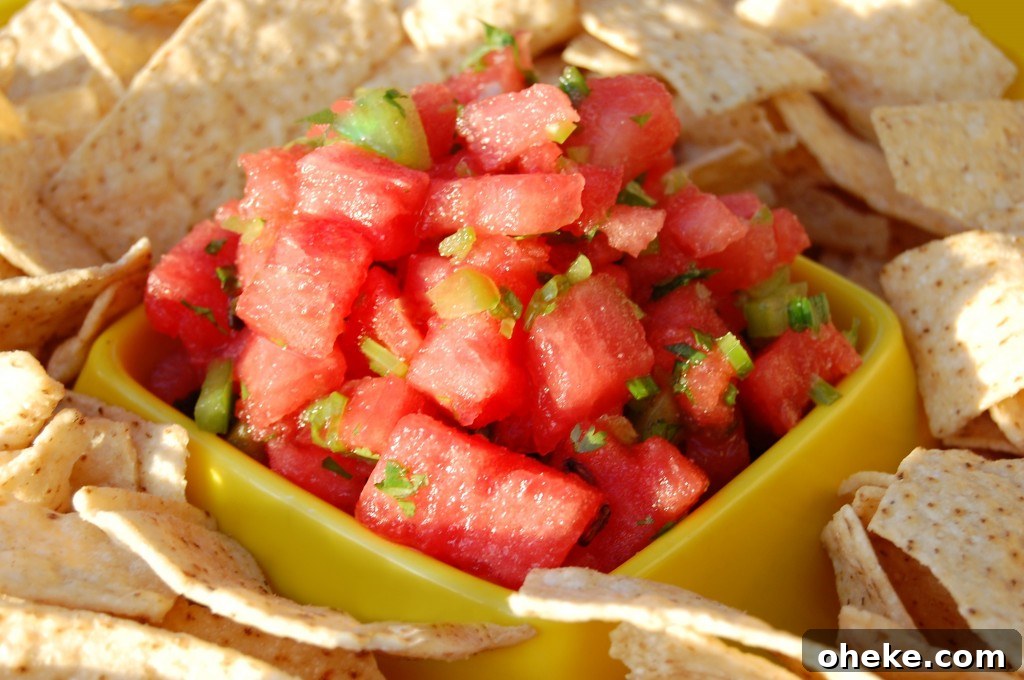 Fire & Ice Watermelon Salsa
