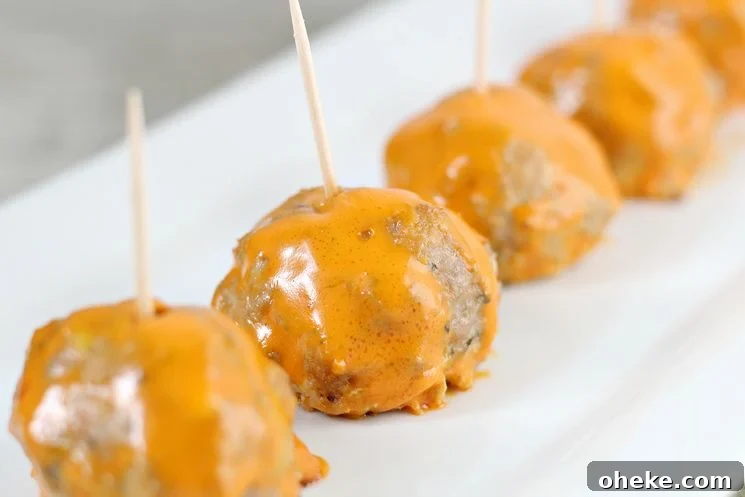 WW Buffalo turkey meatballs
