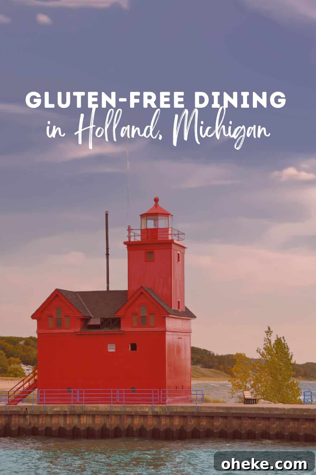Big Red Lighthouse in Holland, Michigan.