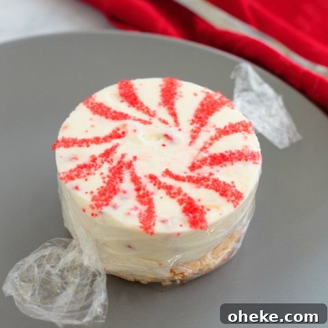 These adorable Mini No-Bake Peppermint Cheesecakes look just like starlight mints. They’re perfect for a festive holiday event, but easy enough for anytime.