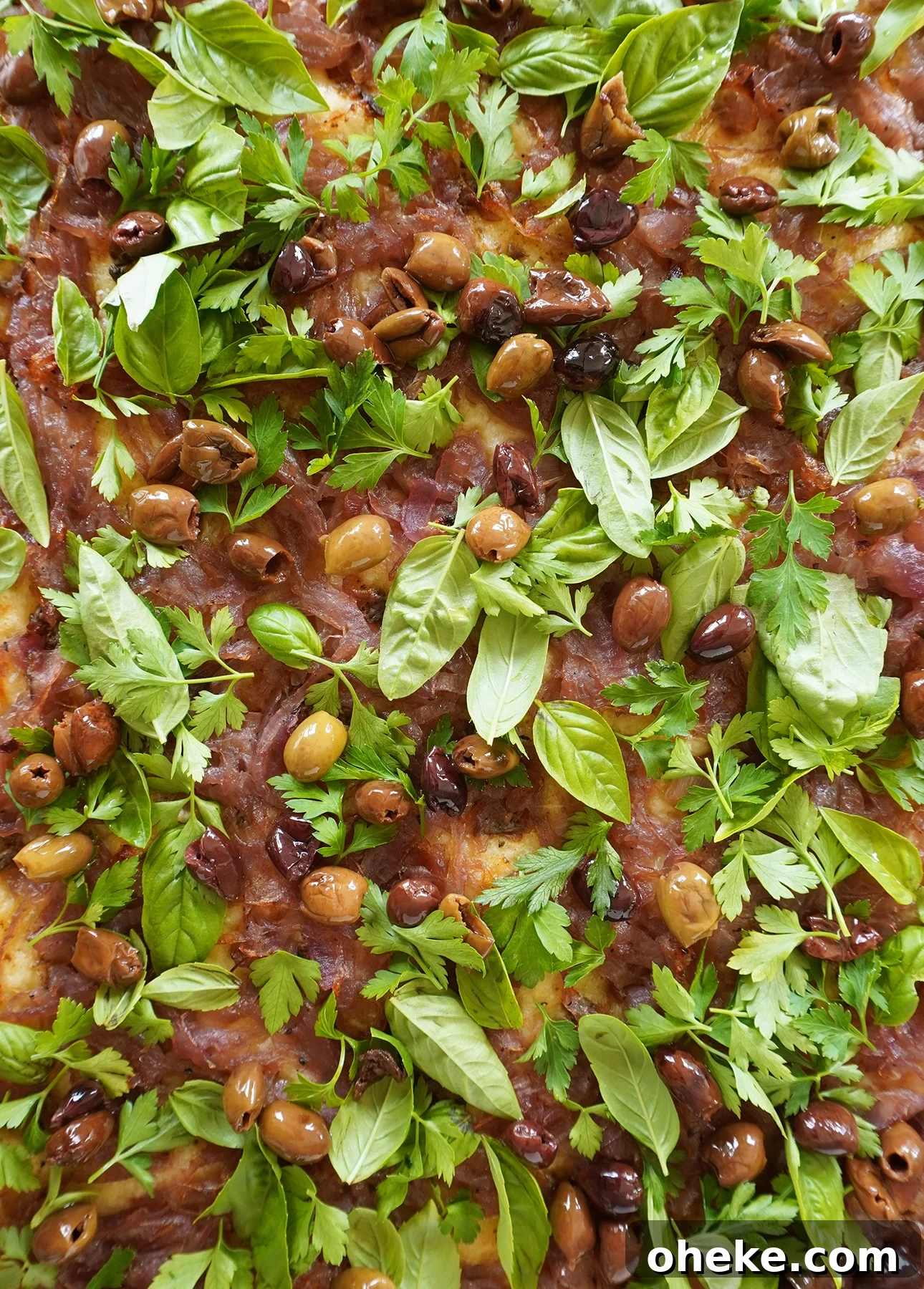 Pissaladière: French Onion and Anchovy Tart Recipe (Video) 13 Pissaladière, a flatbread made with caramelized onions, anchovies, and black olives