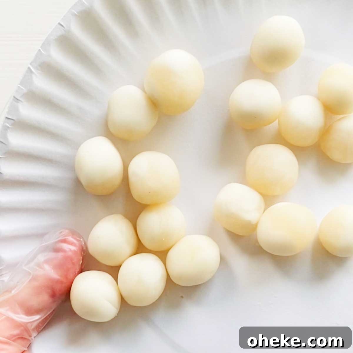 black sesame filling balls