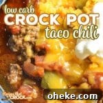 Quick Ground Beef Recipes for Flavorful Weeknight Dinners 6 Our Low Carb Crock Pot Taco Chili is a hearty soup with savory beef, tomatoes, peppers and zucchini. Taco seasoning and cumin add a smoky flavor to this low carb chili.