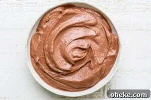 Thick Dreamy Chocolate Smoothie Bowl Recipe for Breakfast 11 A thick textured smoothie in a bowl.