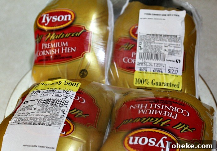 Cold-Smoked Cornish Game Hens: Flavorful Chilled Prep Guide 3 4 Tyson Cornish Game Hens