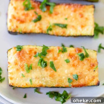 Grilled Parmesan Zucchini