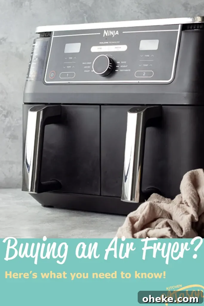 Air Fryer Buying Guide: What to Know Before You Buy 15 An air fryer on a worktop with a napkin