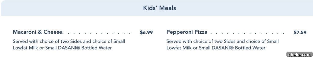 Pizzafari: Explore Unique Pizza Flavors and Restaurant Guide 11 kids menu from Pizzafari.
