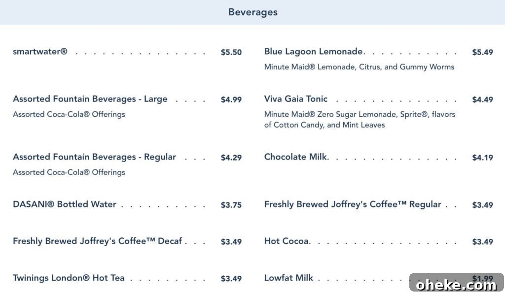Pizzafari: Explore Unique Pizza Flavors and Restaurant Guide 15 drink menu from Pizzafari.