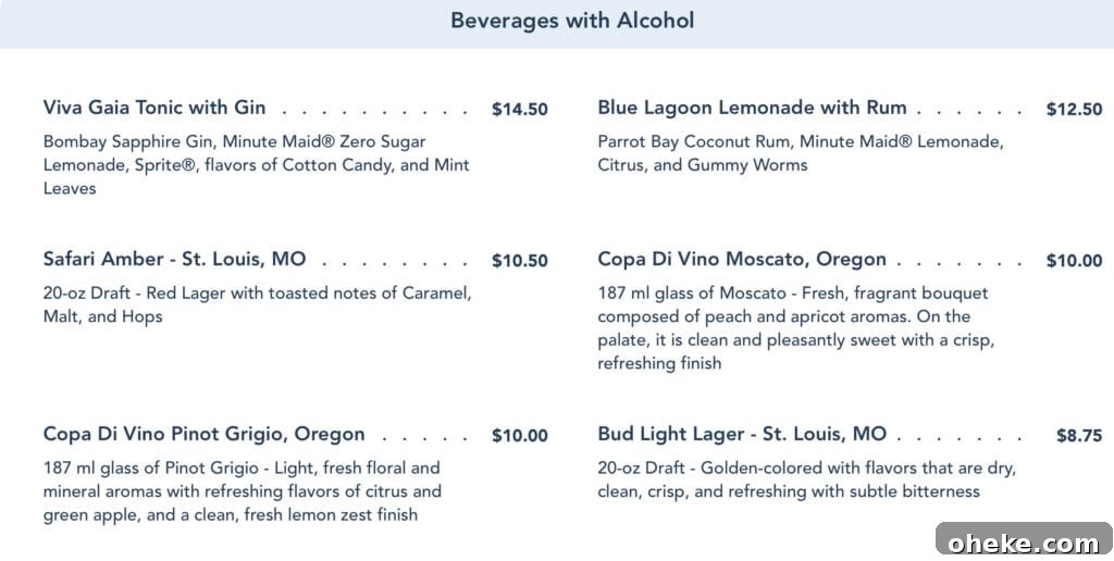 Pizzafari: Explore Unique Pizza Flavors and Restaurant Guide 16 Alcohol menu from Pizzafari.