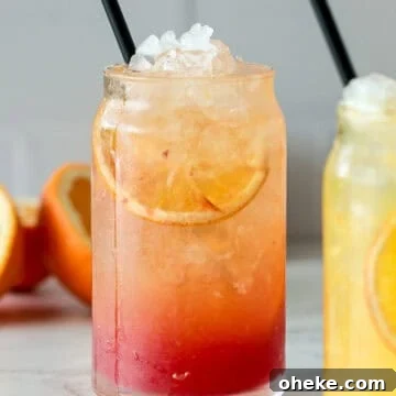 Orange crush cocktail.