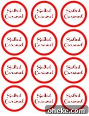 Salted Caramel in a Jar DIY Gift with Free Printable Label 5 salted-caramel-jar-gift