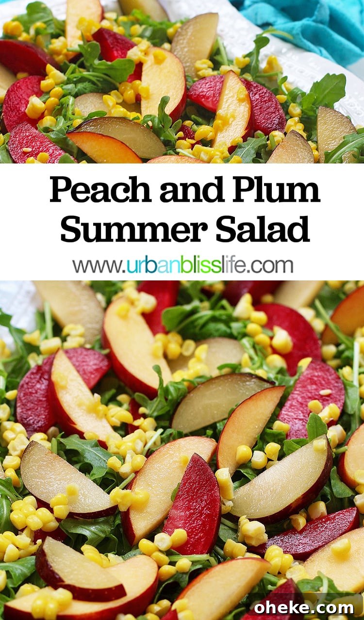 Summer Peach and Plum Salad with Honey-Lime Dressing 10 Peach and Plum Summer Salad