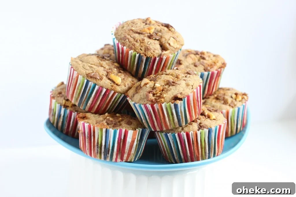 Candy Bar Muffins: Turn Halloween Candy Into Irresistible Muffins 2 plate full of candy bar muffins