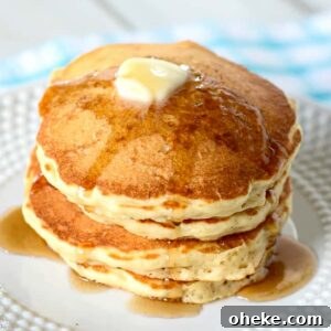 Fluffy Oatmeal Pancakes with Maple Glaze Recipe 2 oatmeal pancakes with maple syrup