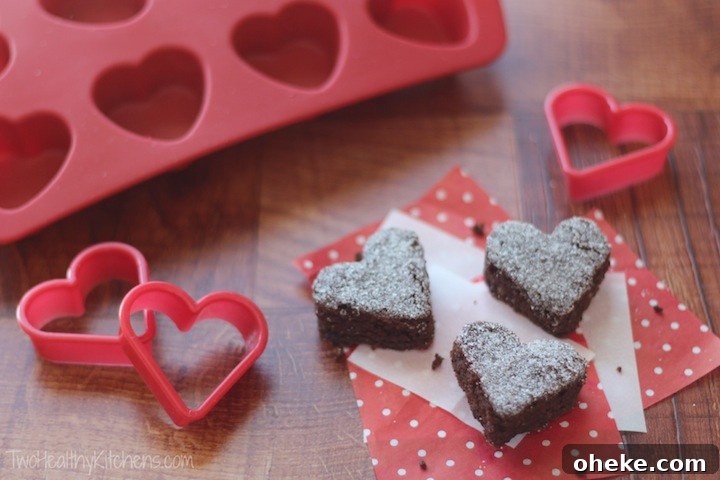 Surprisingly Decadent Brownies (Healthy, Whole Wheat & One Bowl!) {from Two Healthy Kitchens}