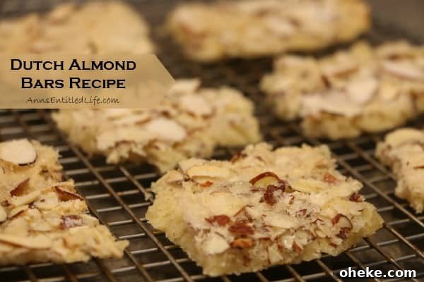 30+ Holiday Desserts from Around the World: Recipes to Try 12 Dutch Almond Bars