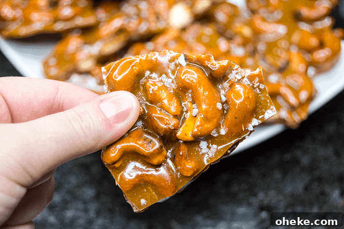 30+ Holiday Desserts from Around the World: Recipes to Try 28 Sea Salt Cashew Brittle