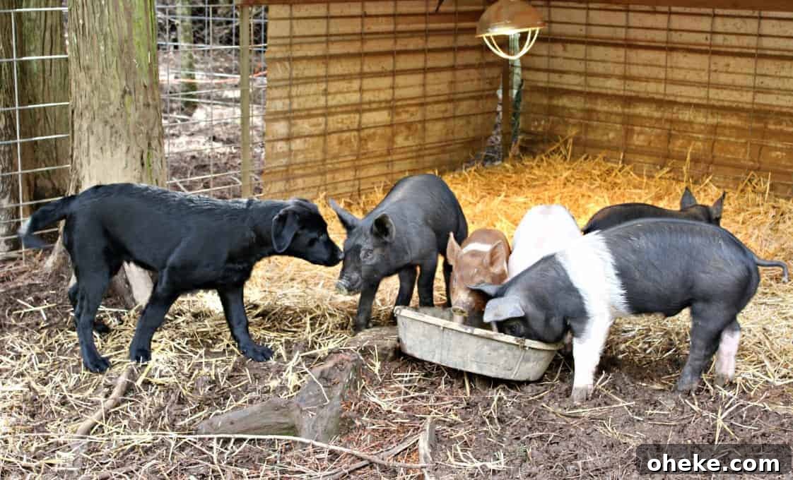 Signs of srping Drake and Pigs