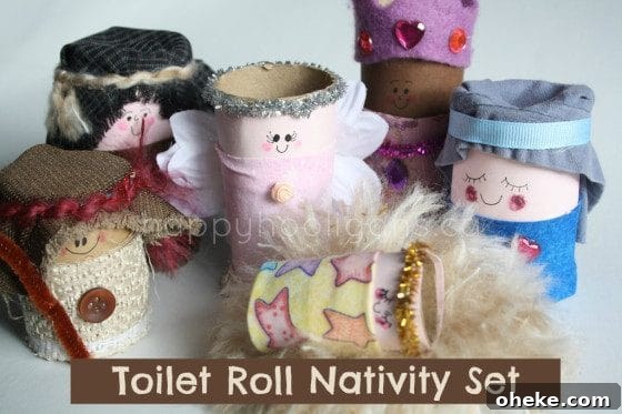 toilet roll nativity set cover photo