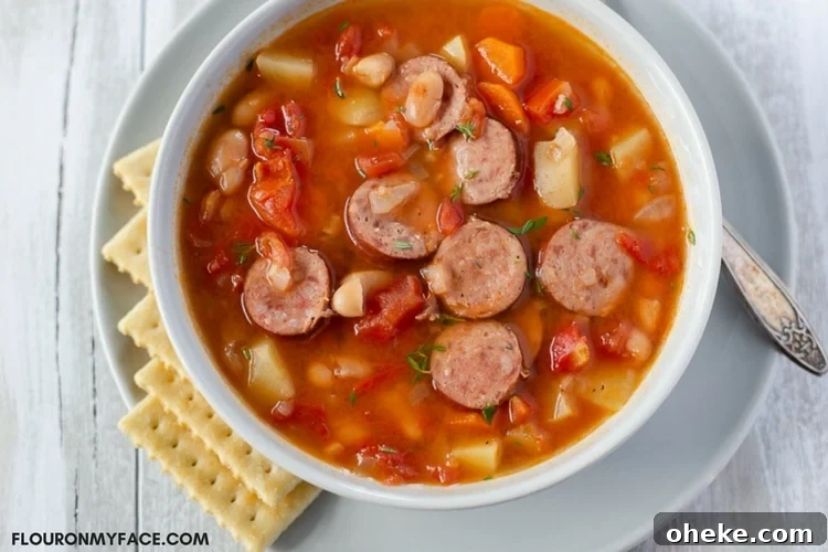 Hearty Slow Cooker Kielbasa Soup Recipe 9 This crock pot soup recipe is the best. Crock Pot Kielbasa Soup is packed full of flavors