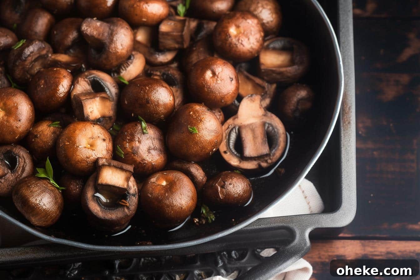 smoking portobello mushrooms