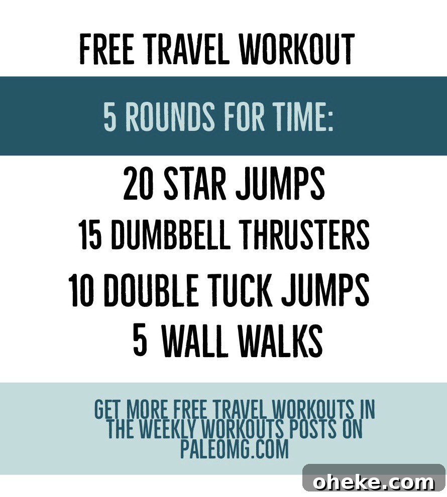 PaleOMG Free Travel Workout