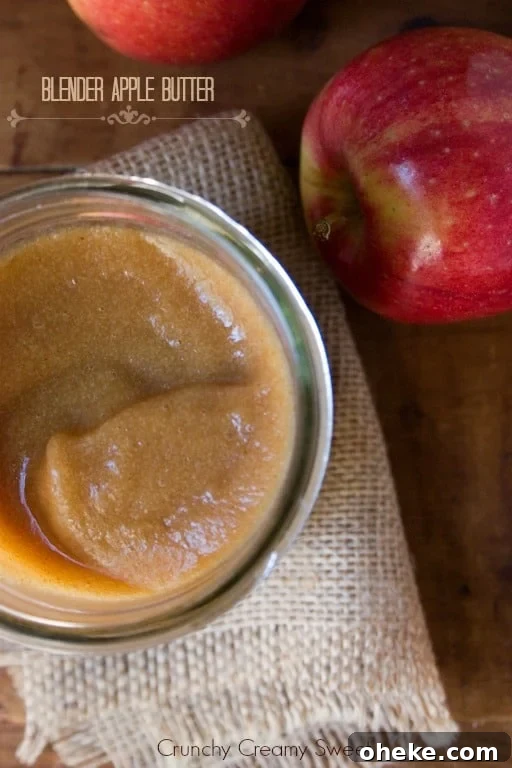 Easy and quick apple butter.