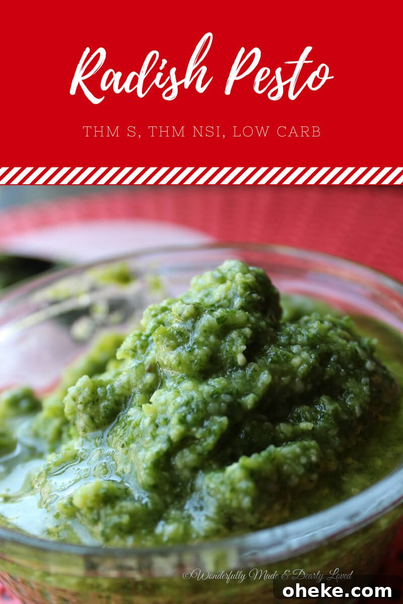 Radish Pesto Recipe from the Garden | Low-Carb, THM-S 4 Radish Pesto (THM S, THM NSI< Low Carb)