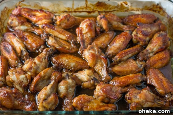 Crispy Baked Honey Garlic Chicken Wings Recipe 3 Baked Honey Garlic Chicken Wings