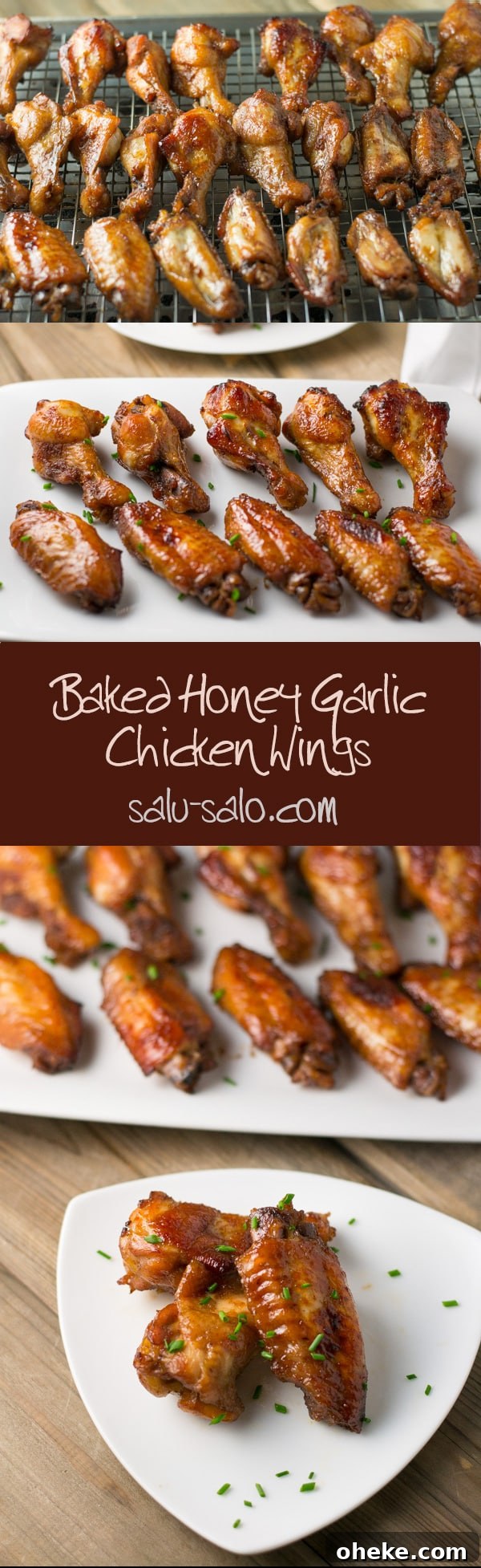 Crispy Baked Honey Garlic Chicken Wings Recipe 8 Baked Honey Garlic Chicken Wings
