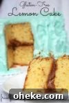 This gluten-free lemon cake recipe is so easy to make!