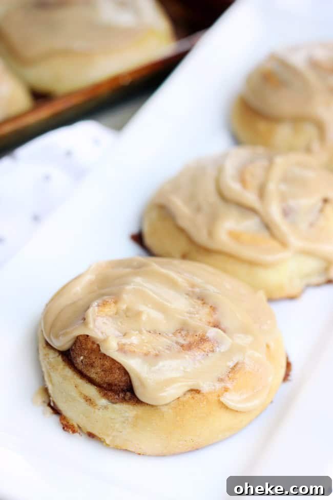 finished 90 minute cinnamon rolls