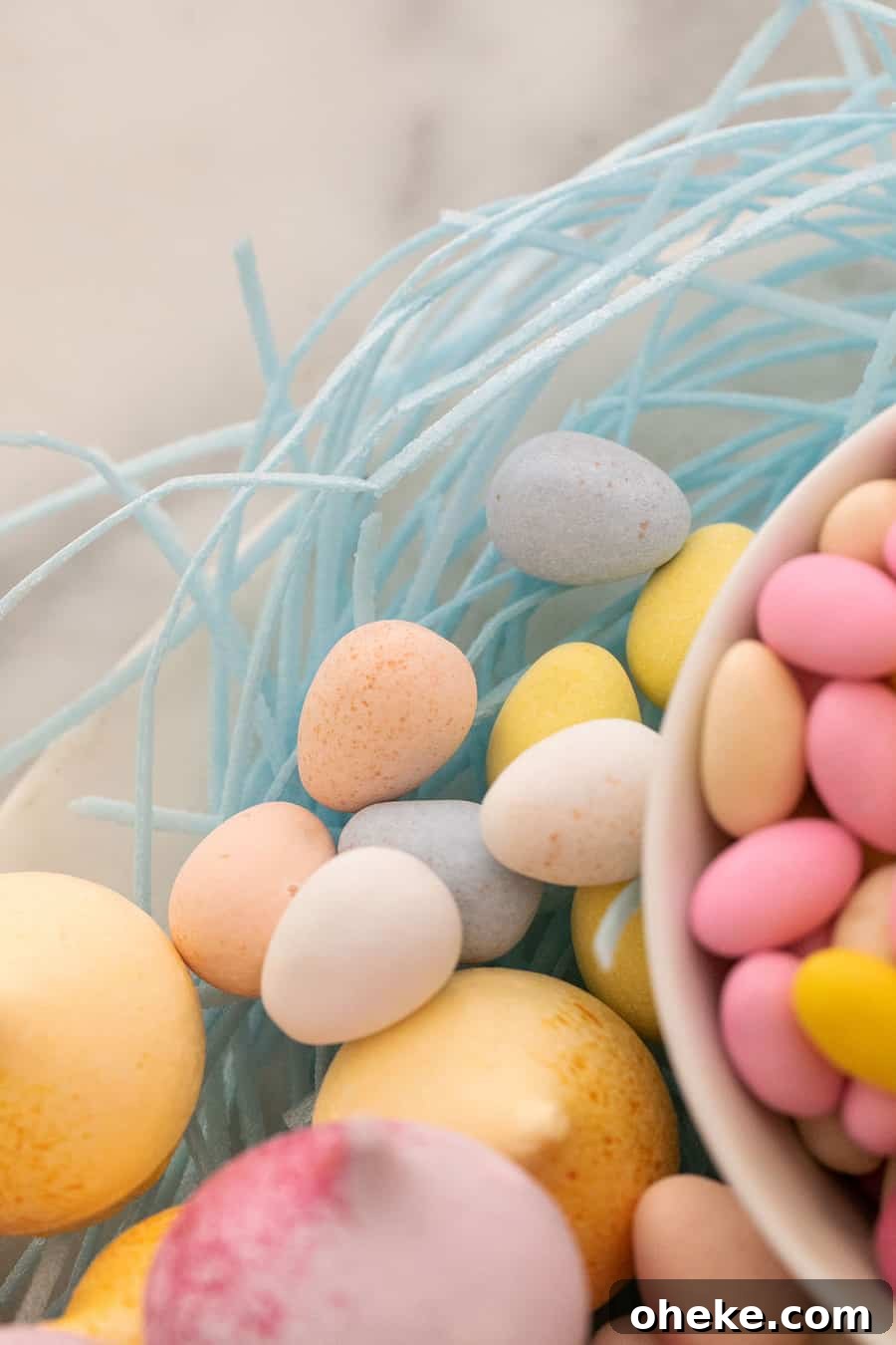 DIY Easter Candy Platter: Festive Dessert Ideas & Styling Tips 5 Easter dessert candy and edible Easter grass