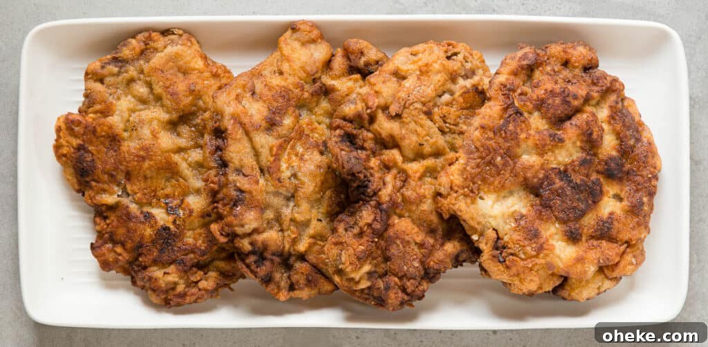 Crispy Country Fried Steak Recipe with Creamy Pepper Gravy 17 four Country Fried Steaks