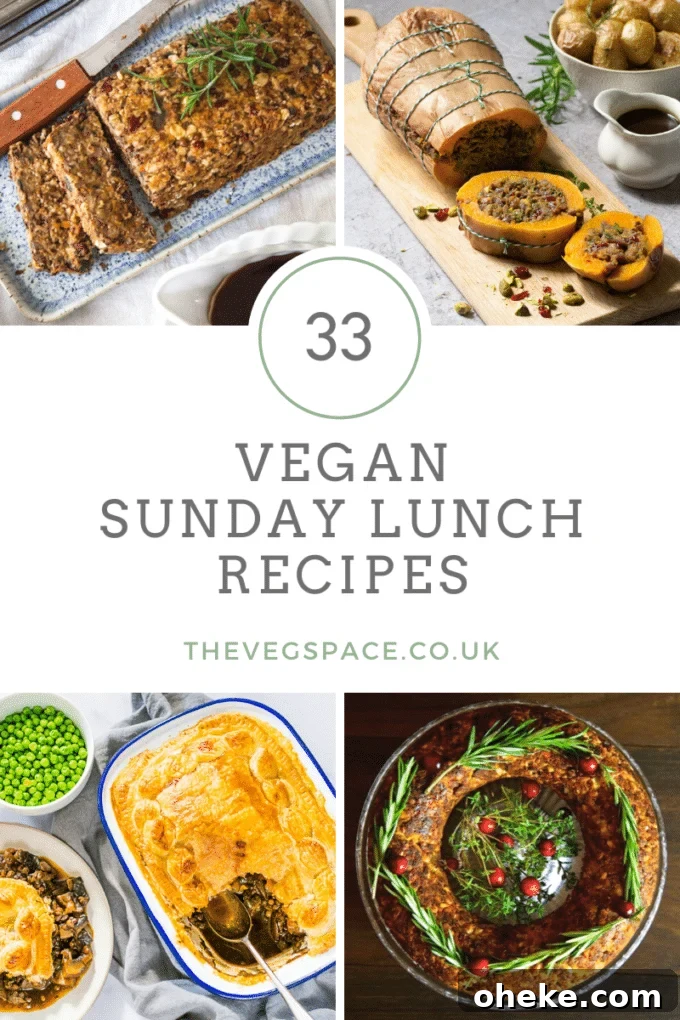 Vegan Roast Dinner and Sunday Lunch Recipes