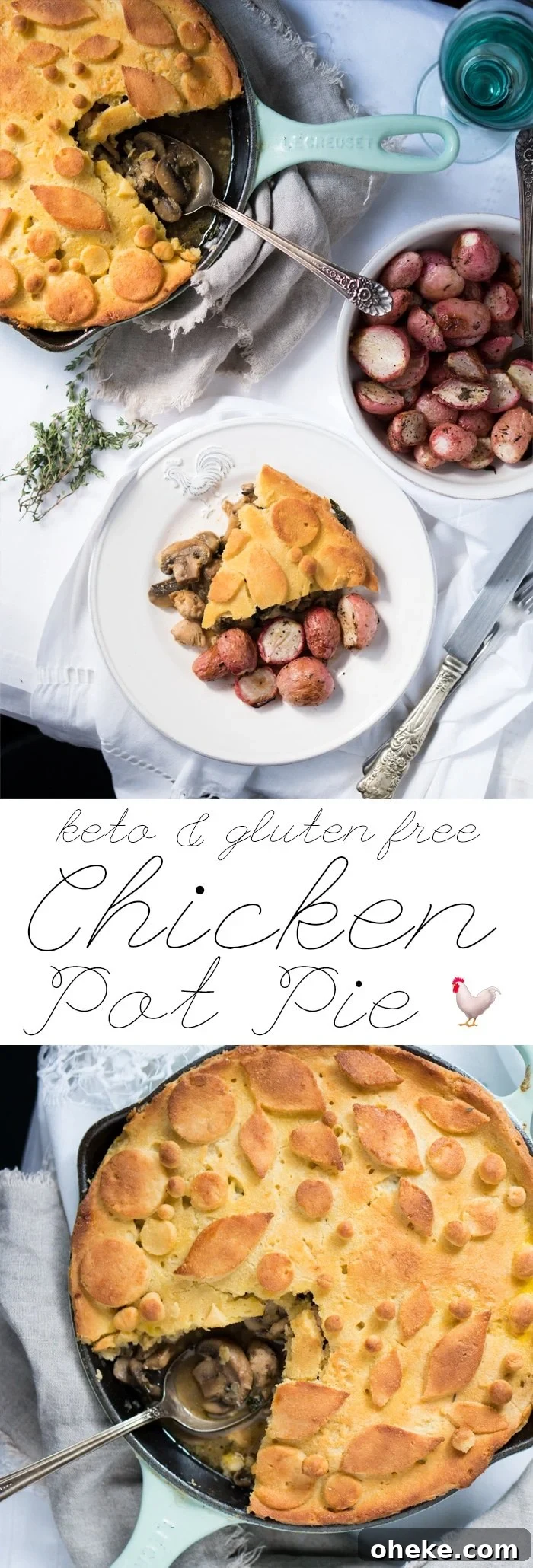 Gluten-Free Keto Chicken Pot Pie Recipe — Comforting & Savory 2 Gluten Free & Keto Chicken Pot Pie