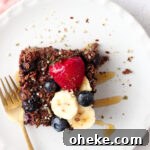 chocolate baked oats 2 scaled