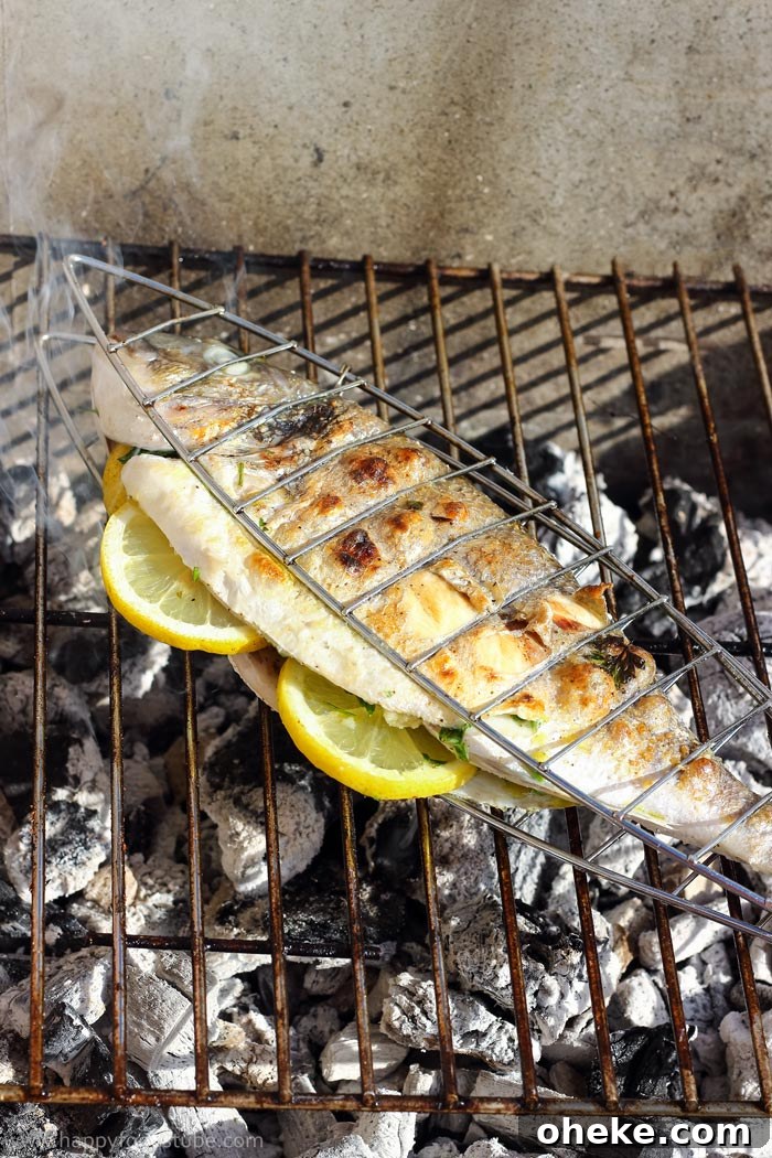 Grilled Whole Fish with Italian Bread Salad Photos
