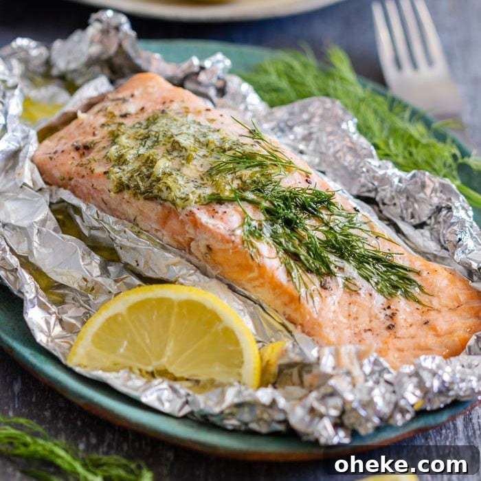 Best Grilled Salmon Foil Packet